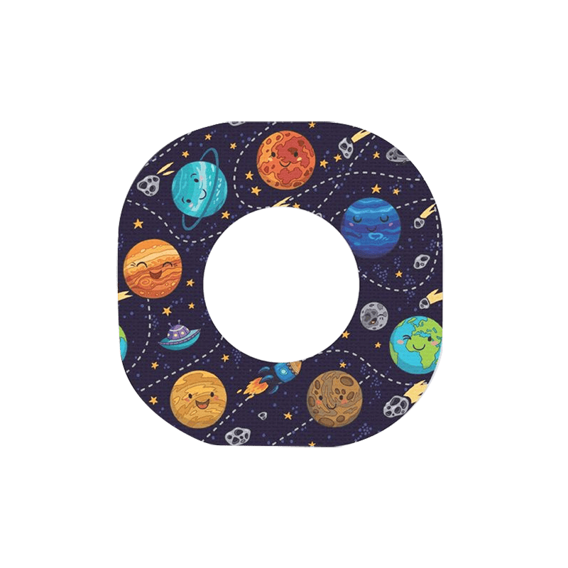 G7 & ONE+ Desenli Sticker_Planetary (5 Adet)